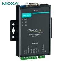 摩莎(MOXA)TCC-100I 隔离型 RS-232与RS-422/485 双向转换器 光电隔离保护