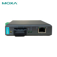 摩莎(MOXA)IMC-21-S-SC 入门级10/100BaseT(X)转100BaseFX光电转换器
