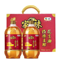 福临门中粮福临门家乡味传承土榨花生油礼盒1.8L*2 压榨一级食用油 花生油礼盒1.8L*2