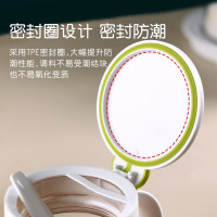 茶花008001圆点三组玻璃调味瓶(橙,绿)颜色随机