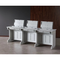 翻转电脑桌 灰白色2300*600*750mm