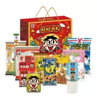 旺旺大礼盒1KG(84g+52g+30g+40g+56g+30g+45g+42g+350ml+78ml+245ml)