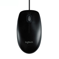罗技(Logitech)M100r 有线鼠标 黑色 商务办公鼠标 家用对称鼠标