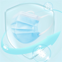 雪衣王一次性口罩 防花粉无纺布舒适透气 100片/盒