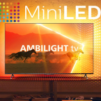 飞利浦 65PML9108/T3 液晶电视机 65英寸 4K超高清120Hz 环景光游戏电视远场AI语音4+64G