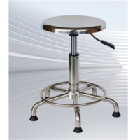 白寅 BY-YDZ 圆凳子 银色