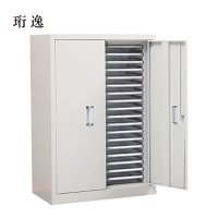 珩逸文件柜抽屉式票据多层分类箱档案柜合同资料架烘焙收纳样品柜带门36抽柜