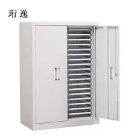 珩逸文件柜抽屉式票据多层分类箱档案柜合同资料架烘焙收纳样品柜带门36抽柜