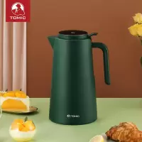 特美刻(TOMIC) 智能数显玻璃内胆保温壶1.5L -TJ10010 复古绿