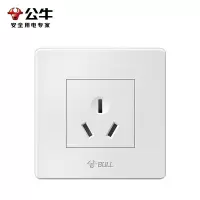 公牛(BULL)开关插座 三孔16A插座空调插座86型面板G07Z104S 白色