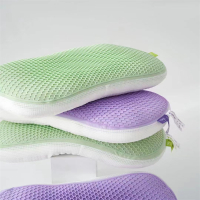 企业定制 鹊之桥枕头芯助睡眠护颈椎舒适透气水洗果胶枕