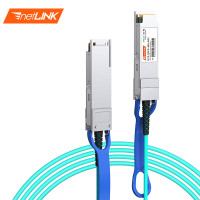 netLINK QSFP+AOC光纤堆叠线缆模块万兆40G有源直连光缆 15米 HTF-QSFP-40G-AOC15M