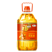 福临门 食用油 浓香压榨一级 花生油 5L