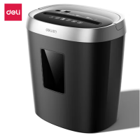 得力(deli)碎纸机德标4级保密20L单次可碎5张A4纸办公设备粉碎机GA191