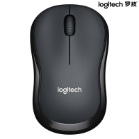 罗技(Logitech)M220 无线轻音鼠标 黑色 办公对称鼠标 带无线微型接收器