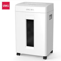 得力(deli)4级保密办公家用碎纸机文件粉碎机34251