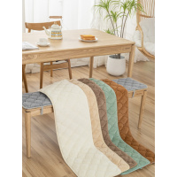 冬季加厚长凳坐垫实木茶椅座垫长款沙发坐垫1.5cm厚 40*120cm(防滑+绑带)