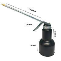 机油壶铁机油壶500ml硬嘴黑色 1个 单位:个