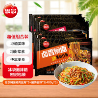 思念猪肉豆角焖面*3+猪肉香辣焖面*3(400g*6)