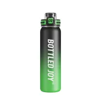 BOTTLED JOY 纤吨吨 渐变系列D26 900ml酷黑绿