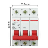 空气开关断路器 微型家用小型 空气开关 DZ47-3P/63A