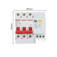 漏电保护断路器 空开空气开关带漏保 漏电开关 DZ47LE-3P/25A