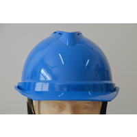 双利牌 SL-108 安全帽 V型透气 PE塑料工地施工 安全帽 头盔 蓝色