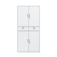 方解实(FANGJIESHI)文件柜办公柜钢制铁皮柜资料柜上下铁门中二斗柜加厚款