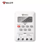 公牛(BULL)智能时控开关定时器 定时控制开关KG316T 220V 16A 16A 2P 4500A C
