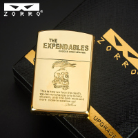 [苏宁自营]佐罗二代升级版敢死队防风煤油打火机ZORRO个性创意火机自用套装