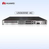 华为(HUAWEI)USG6305E-AC千兆企业级防火墙2*GE WAN+8*GE Combo+2*10GE SFP+