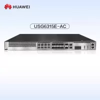华为(HUAWEI)USG6315E-AC千兆企业级防火墙2*GE WAN+8*GE Combo+2*10GE SFP+