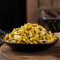 咸菜 红油 豆角