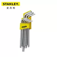史丹利9件套长L形中孔花形扳手TT10-TT50 92-625-23