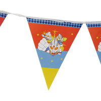 内野 卡通奥特曼周边主题生日派对奥特曼主题彩旗278cm*28.5cm(BY)/套