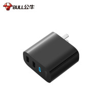 公牛(BULL) 快速充电USB充电器/USB手机电源适配器安全小巧安卓 公牛GaN氮化镓65W快充充电器