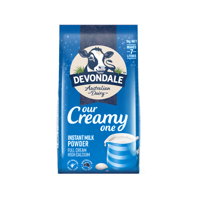 [门店专享]德运(Devondale)全脂高钙成人奶粉 1kg/袋 进口全脂成人奶粉 学生奶粉 澳大利亚进口