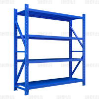 洛泰远 仓储货架库房置物架重型货架蓝色主架1500*600*2000mm/300kg