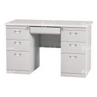 洛诗莲 (RoyceLand) 钢制办公桌职员桌员工桌学生写字台1.4米C款