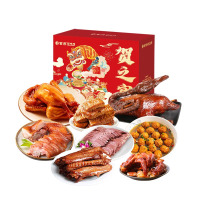 紫燕百味鸡熟食礼盒鸡鸭熟食腊味休闲零食 贺之宴1702g