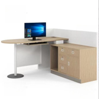 白寅 BY-GMBGZ 钢木复合办公桌1.2M(单位:张)