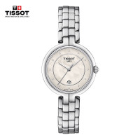 天梭(TISSOT)瑞士手表 弗拉明戈系列腕表 石英女表送女友T094.210.11.116.01