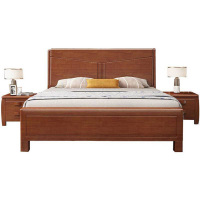 圣德列实木双人床SL-191 2000*1200*450mm