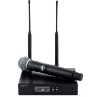舒尔 QLXD24/BETA58A 无线手持话筒舞台演出主持直播话筒