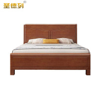 圣德列实木双人床SL-193 2000*1800*450mm