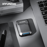 HYUNDAI现代-滑盖式蓝牙耳机蓝牙5.3 YH-B031太空灰