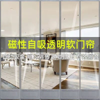 启画堂磁吸门帘空调隔断pvc透明挡风隔热防冷气超市商用冬季门帘定做 上门安装0.95米宽×2米高/片