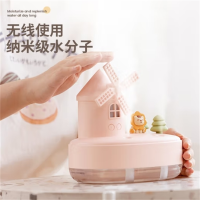 智能风车音乐加湿器 卧室静音不吵人 大雾量空气净化