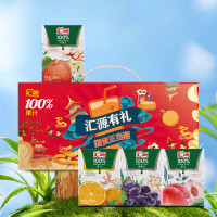 汇源100%果汁饮料200ml*12盒多口味口味不确定混合装礼盒