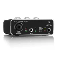 百灵达 UM2 USB 外置声卡专业录音电脑吉他直播 U-PHORIA UMC202HD